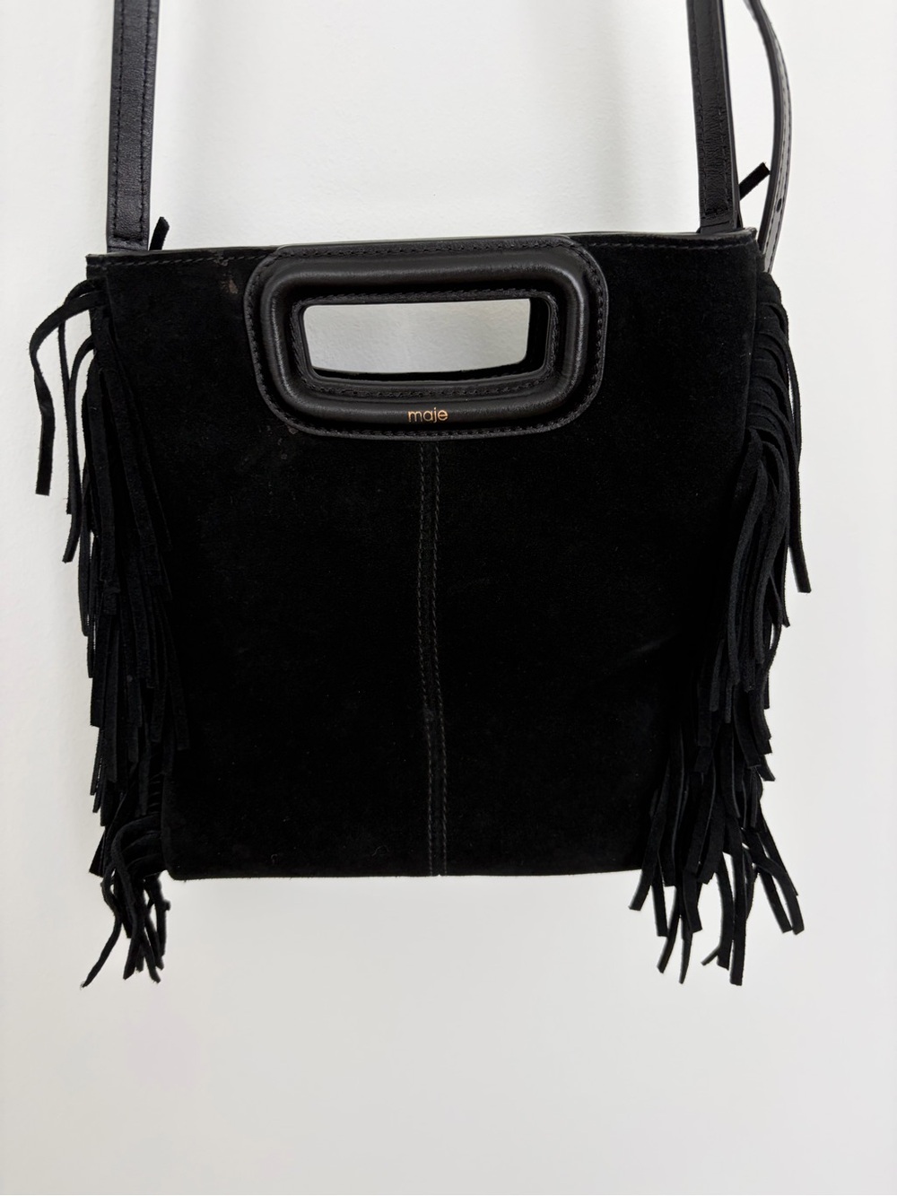 Maje Suede M Bag